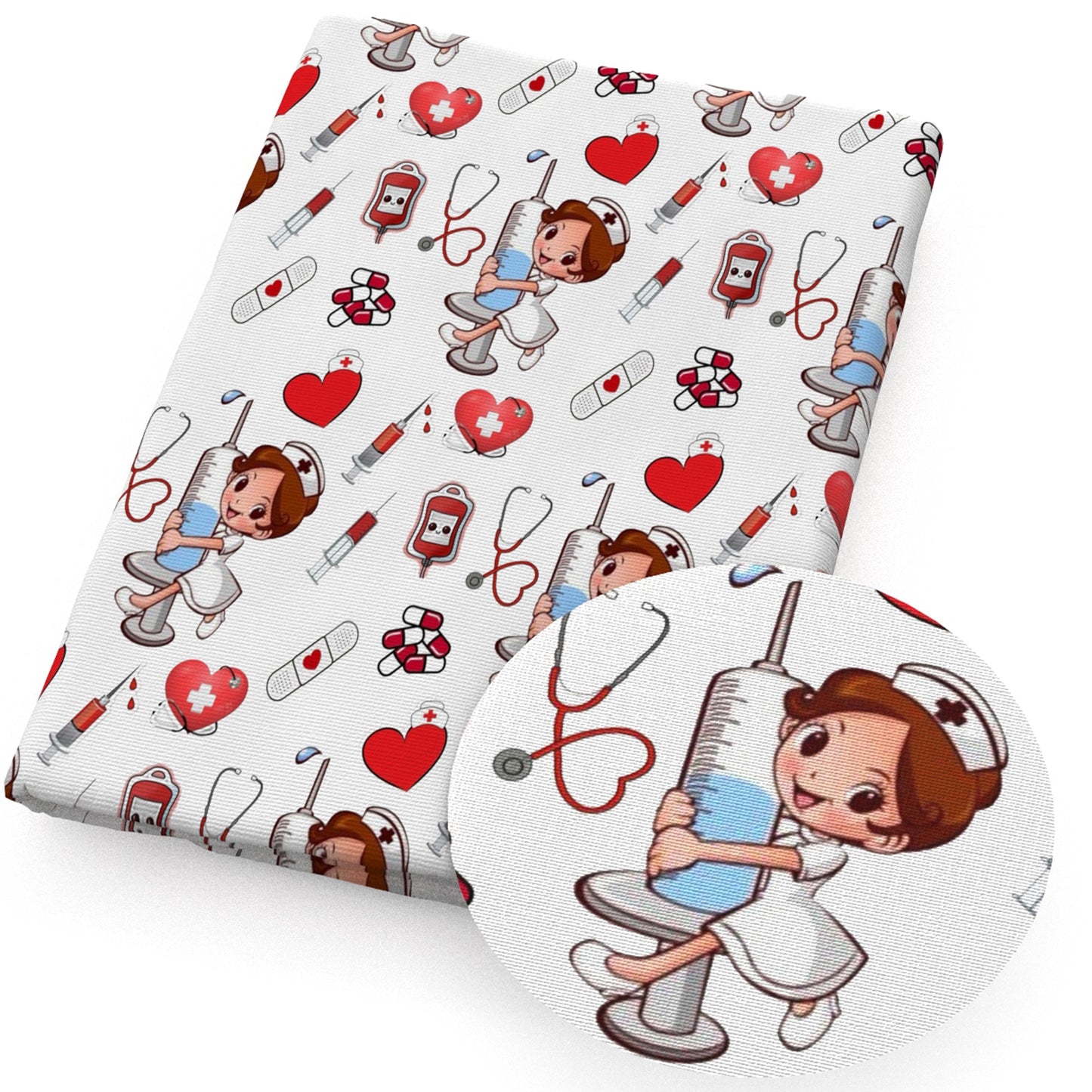 medical design theme fabric