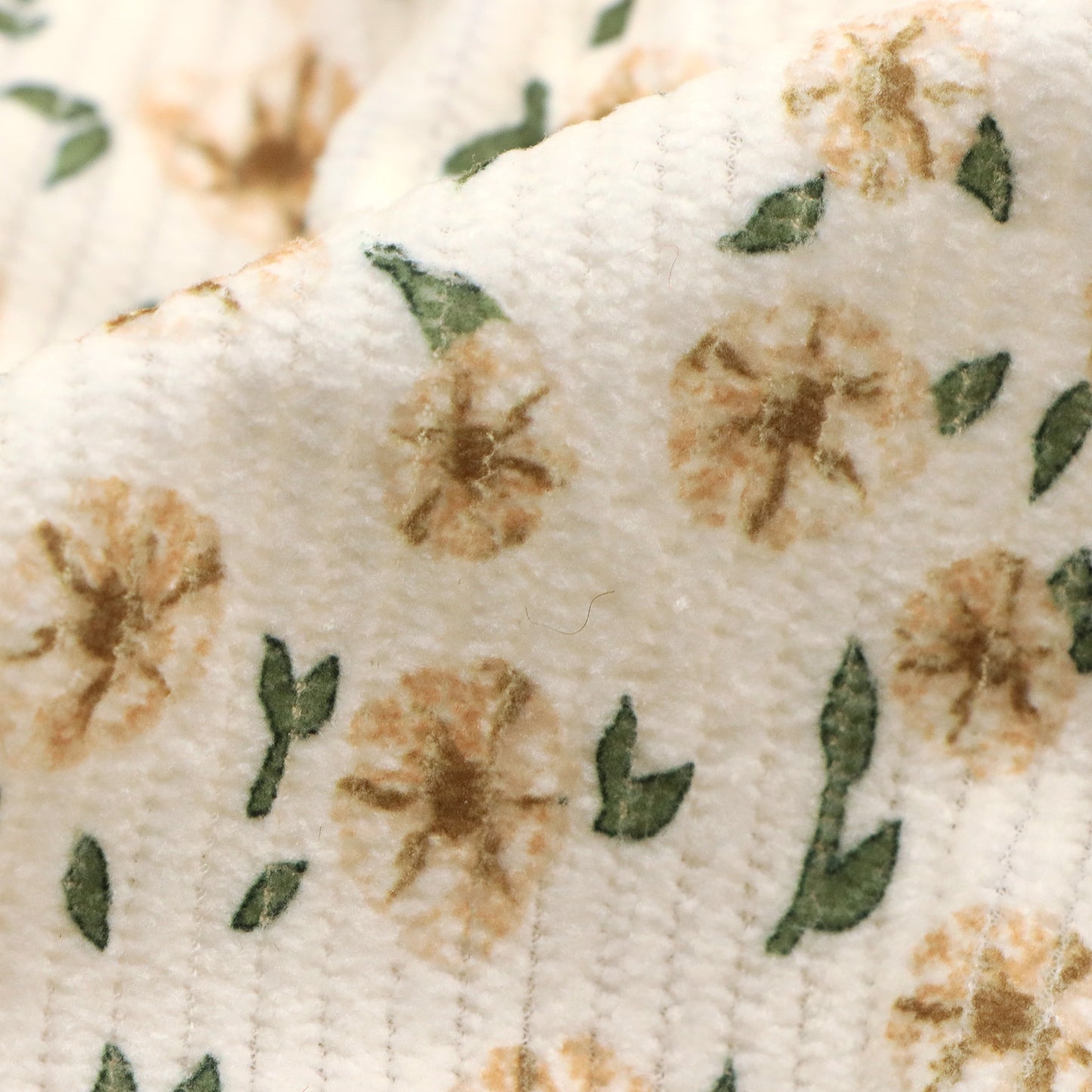 1Pc 59x19.68inch(150x50cm) flower Corduroy Fabric Velvet Stripe Fabric - Soft & Durable Polyester Material, Pre-Cut for DIY Sofa Covers & Handmade Projects