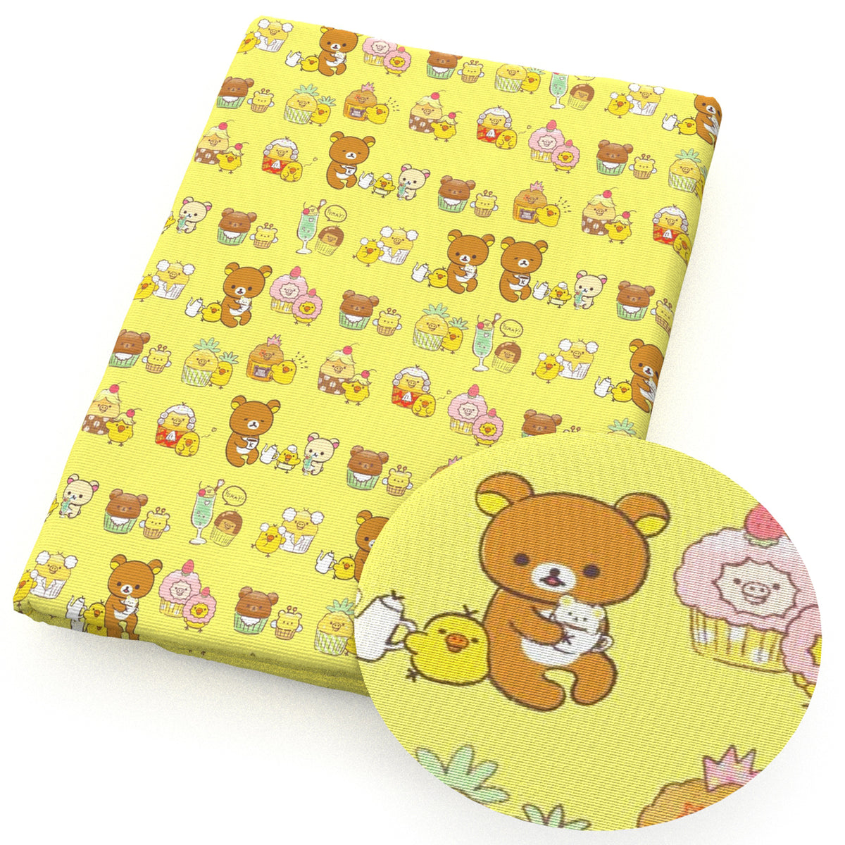 cartoon printed fabric