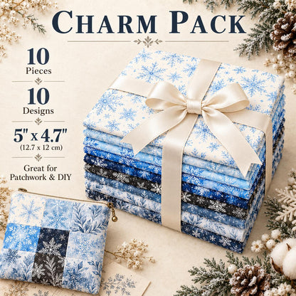 10Pc/Set Christmas Series Fat Quarter Fabric, Pre-Cut Square Fabric Assort, Fabric Set, Craft Fabric, Handmade DIY Patchwork Fabric,Home Quilting Sewing Fabric, Packaging Fabric, Scrapbooking Craft Hobbyist