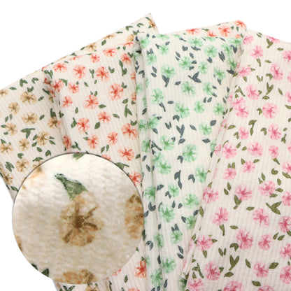 1Pc 59x19.68inch(150x50cm) flower Corduroy Fabric Velvet Stripe Fabric - Soft & Durable Polyester Material, Pre-Cut for DIY Sofa Covers & Handmade Projects