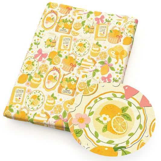 book lemon caphat bowknotbows fabric