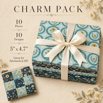 10Pc/Set Flower Series Fat Quarter Fabric, Pre-Cut Square Fabric Assort, Fabric Set, Craft Fabric, Handmade DIY Patchwork Fabric,Home Quilting Sewing Fabric, Packaging Fabric, Scrapbooking Craft Hobbyist