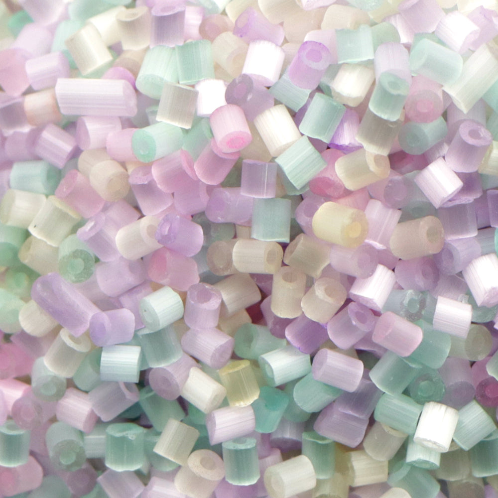 10g/pack H/0 Cylinder Miyuki Seed Beads Plain Solid Color Loose Spacer Acrylic Beads with Hole for Jewelry Making DIY Bracelet Necklace Chain Earrings Charm Bangle Decors Craft Accessorie