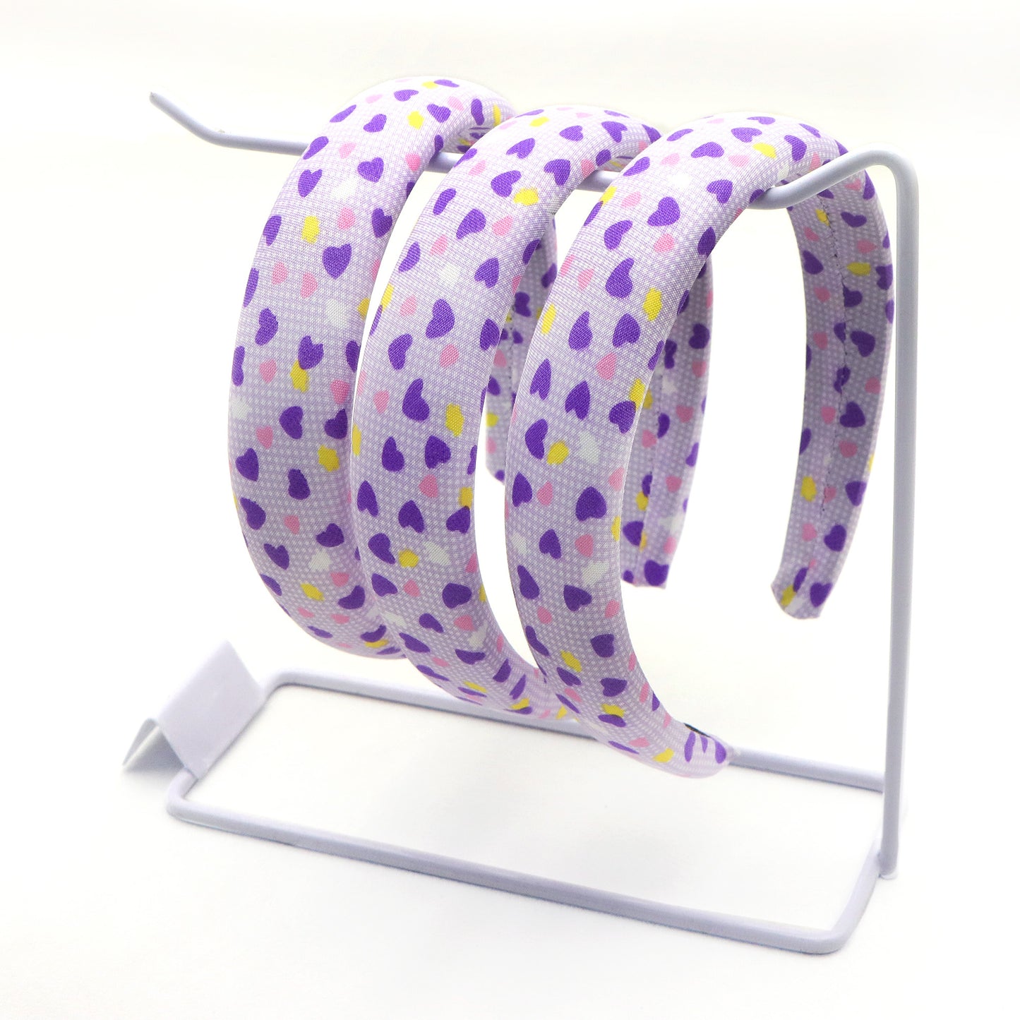 dots heart high cranial hairband