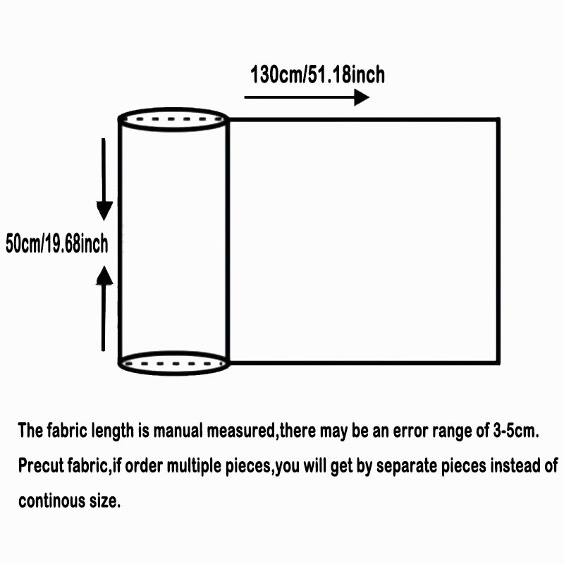 1pc Floral Print Polyester Fabric, 51.18x19.68 inch Precut, Perfect for Party Decorations, and Craft Projects, Hair Ties, DIY Quilting & Sewing, Patchwork, Backdrop Fabric, Diy Bag Wallet Making