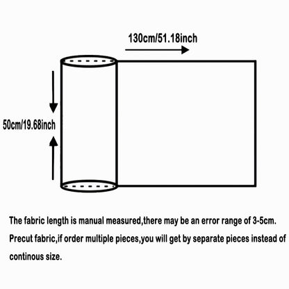 1pc Floral Print Polyester Fabric, 51.18x19.68 inch Precut, Perfect for Party Decorations, and Craft Projects, Hair Ties, DIY Quilting & Sewing, Patchwork, Backdrop Fabric, Diy Bag Wallet Making