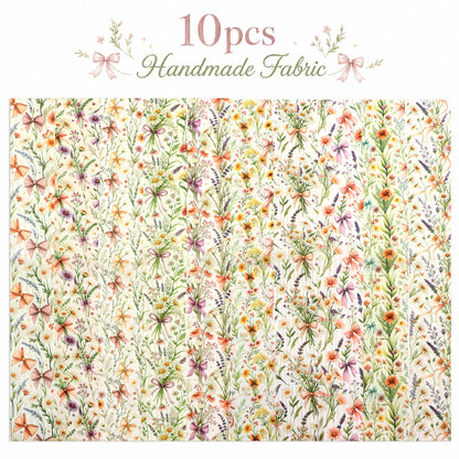 10pcs Vintage Floral Pattern Jelly Roll Fabric Strips 2.5X19.7inch Pre-Cut 100% Polyester For Patchwork Quilts, Table Runners, Placemats, Tote Bags, Storage Pouches, Makeup Bags, Coasters, Quilt Blocks & Binding