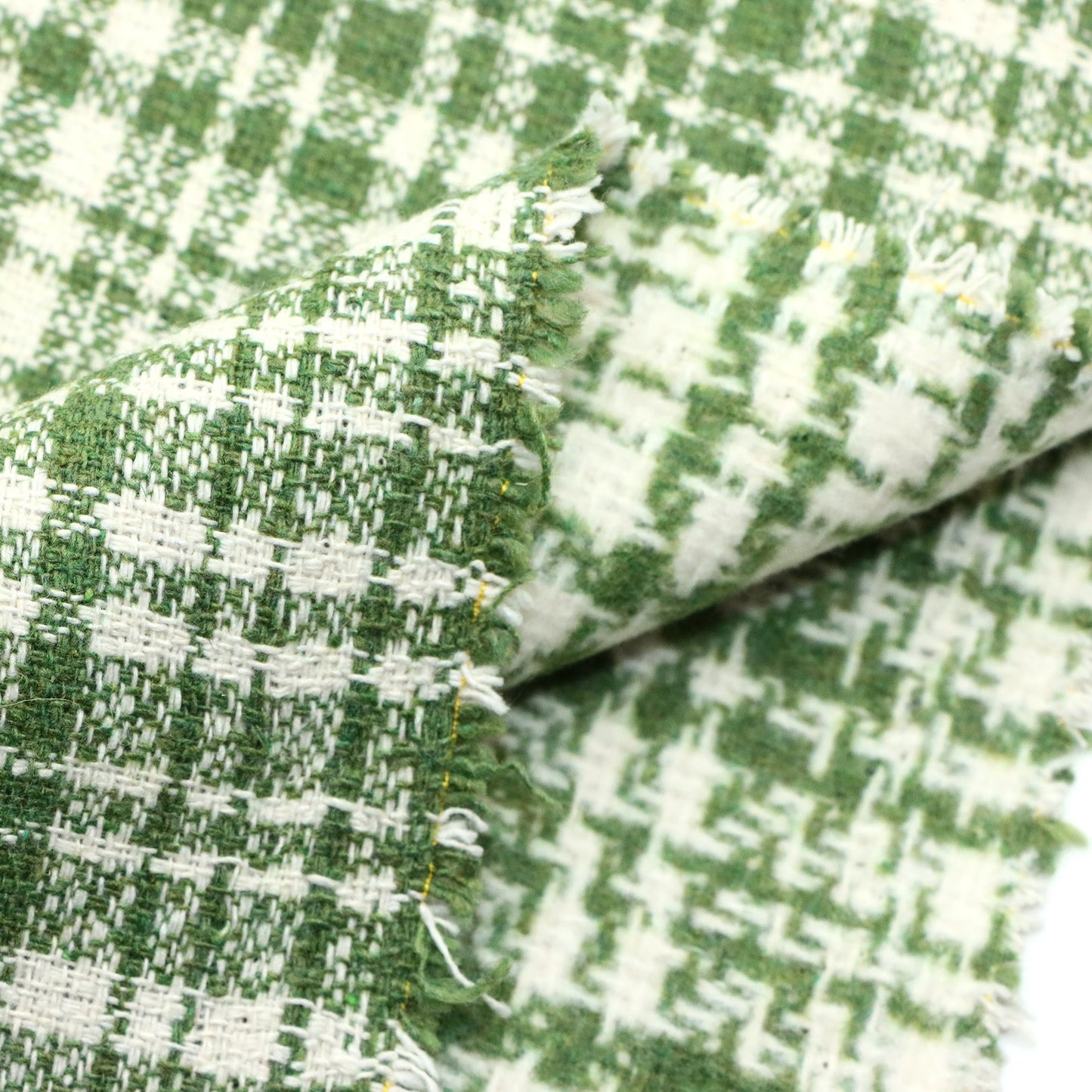1pc 59x19.68inch(150x50cm) small fragranc plaid tweed Fabric - Soft & Durable Polyester Material, Pre-Cut for DIY Sofa Covers & Handmade Projects