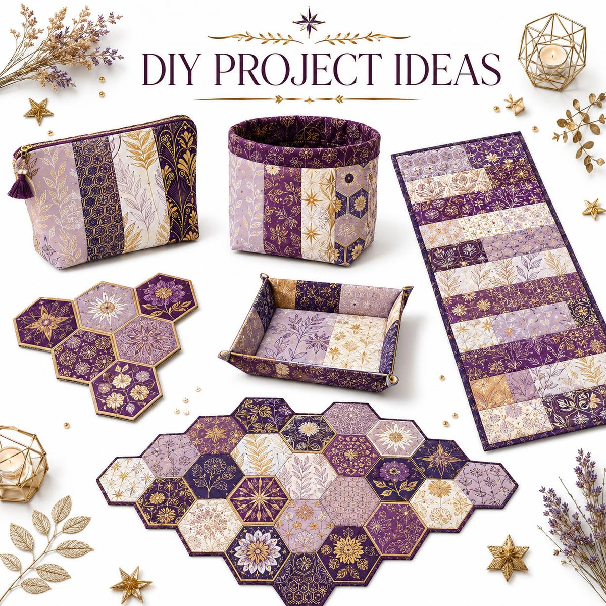 10pcs Vintage Floral Leaf Pattern Jelly Roll Fabric Strips 2.5X19.7inch Pre-Cut 100% Polyester For Patchwork Quilts, Table Runners, Placemats, Tote Bags, Storage Pouches, Makeup Bags, Coasters, Quilt Blocks & Binding