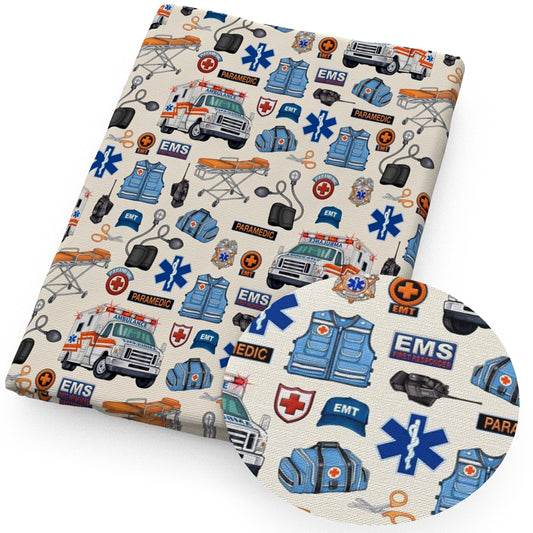 medical design theme fabric