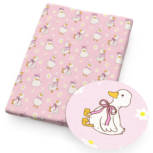 flowerfloral duck pink series fabric