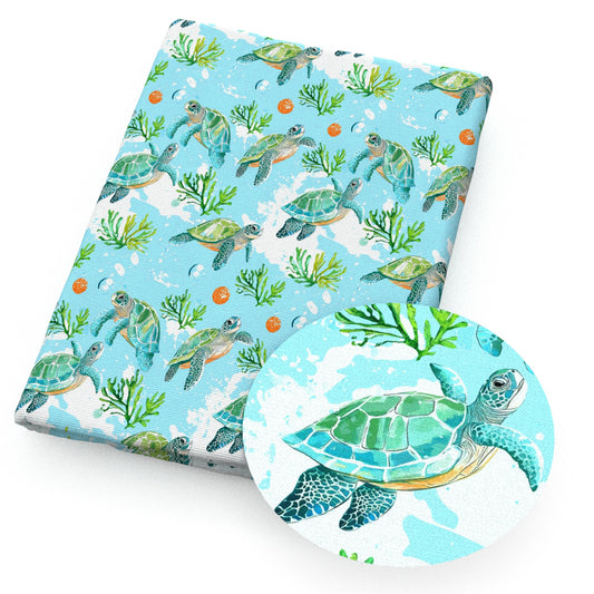 ocean series turtle tortoise fabric