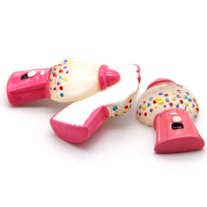5pcs Acrylic Resin Candy Machine Charms-3D Cabochons for DIY Phone Cases, Keychains, Fridge Decor & Accessories
