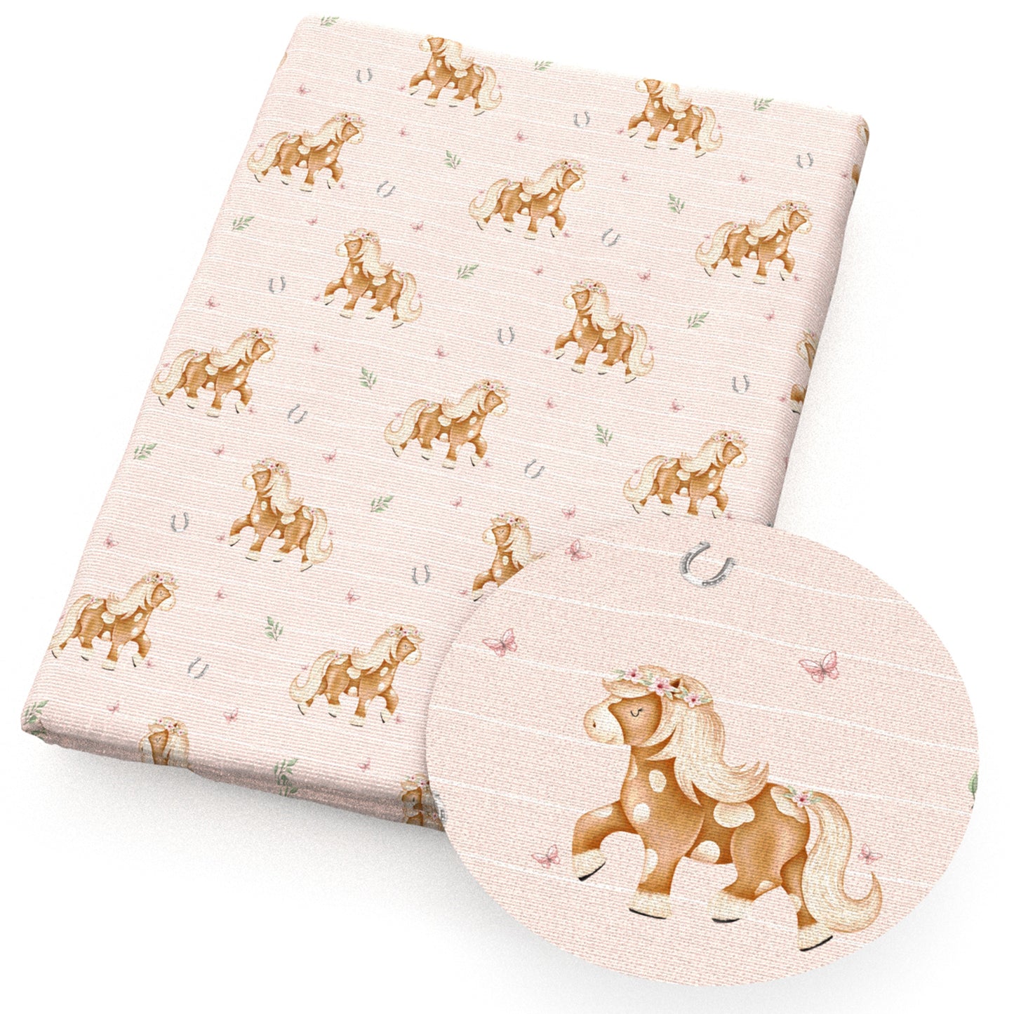 carousel flowerfloral butterfly grass pink series fabric