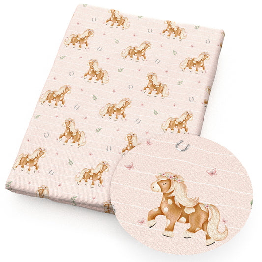 carousel flowerfloral butterfly grass pink series fabric