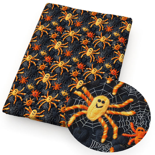 imitation embroidery series halloween spiderspider web fabric