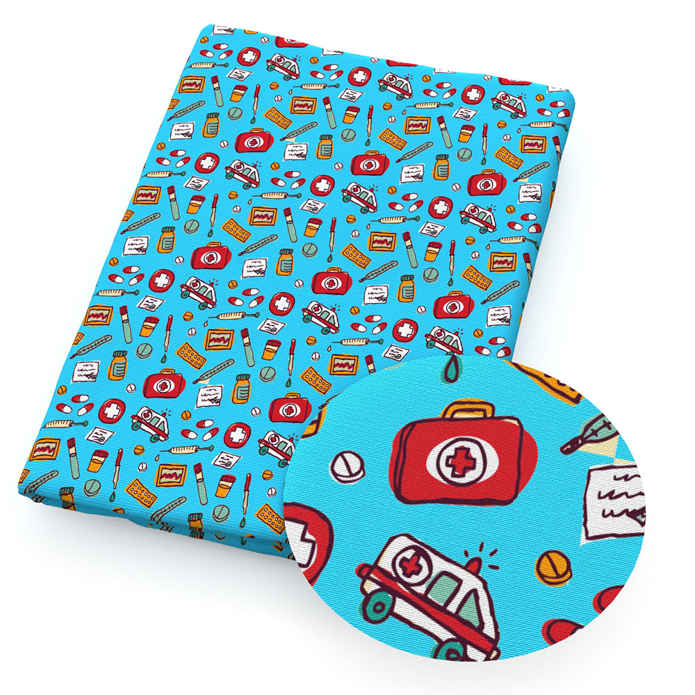 medical design theme fabric