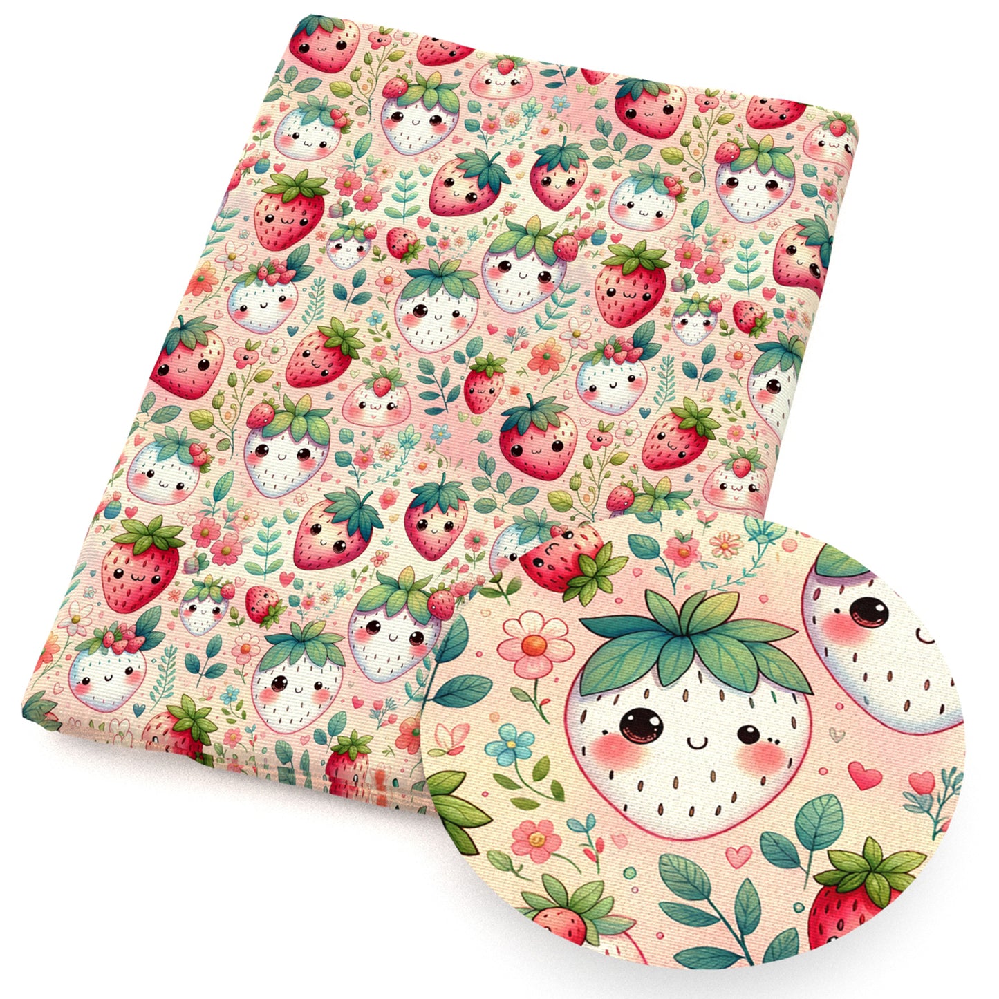 strawberry flowerfloral fabric