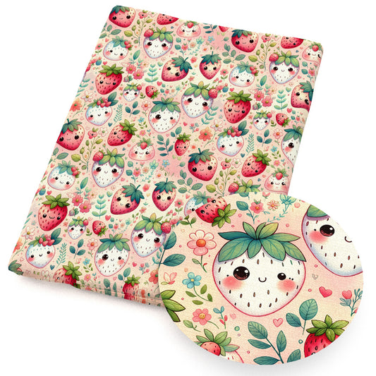 strawberry flowerfloral fabric