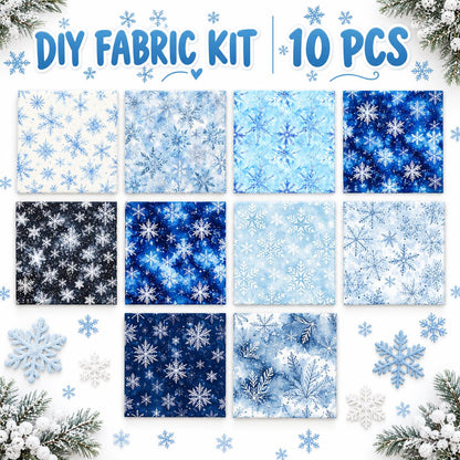 10Pc/Set Christmas Series Fat Quarter Fabric, Pre-Cut Square Fabric Assort, Fabric Set, Craft Fabric, Handmade DIY Patchwork Fabric,Home Quilting Sewing Fabric, Packaging Fabric, Scrapbooking Craft Hobbyist