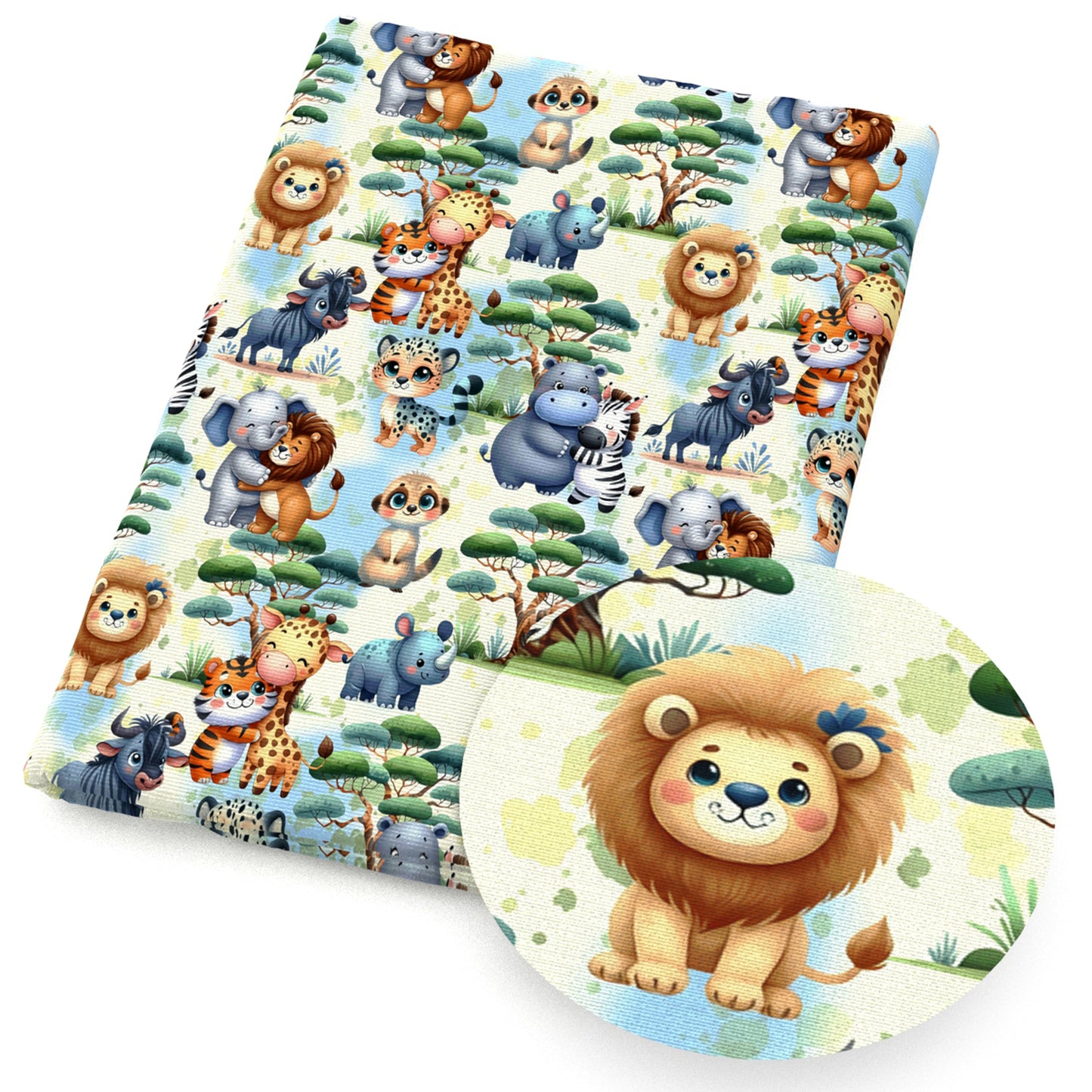 zebra zebra stripe hippo cow leopardpanther fabric