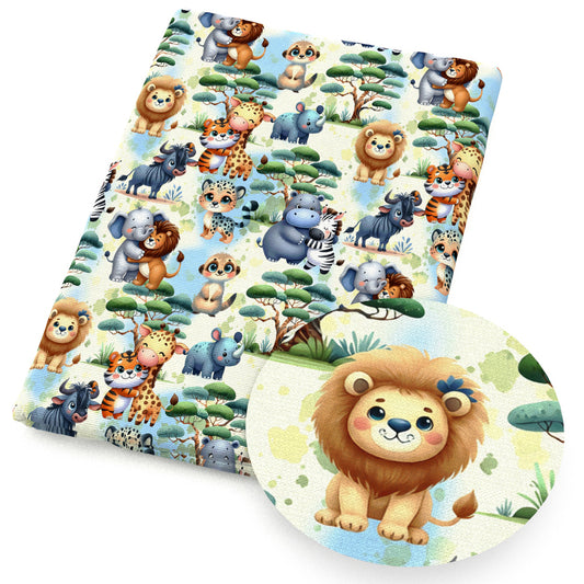 zebra zebra stripe hippo cow leopardpanther fabric