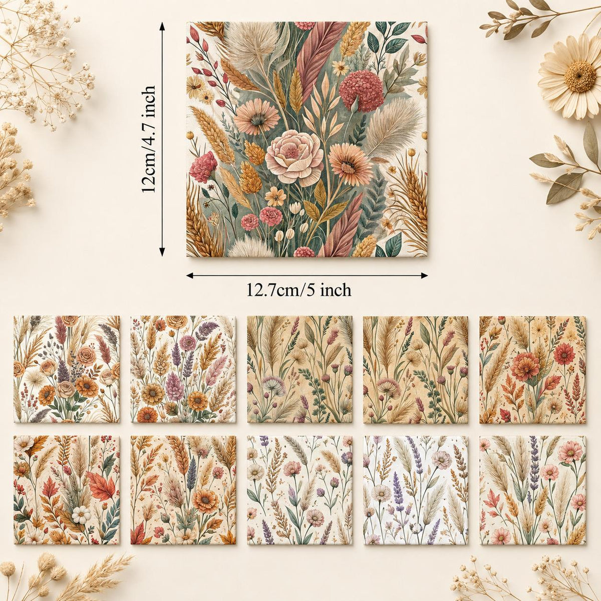 10Pc/Set Flower Series Lavender Maple Leaf Fat Quarter Fabric, Pre-Cut Square Fabric Assort, Fabric Set, Craft Fabric, Handmade DIY Patchwork Fabric,Home Quilting Sewing Fabric, Packaging Fabric, Scrapbooking Craft Hobbyist