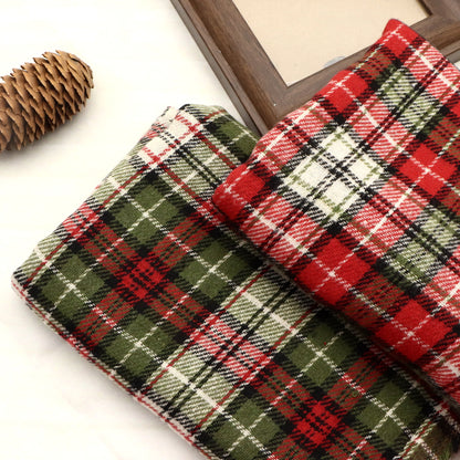 1Pc Plaid Stripe Fabric - 57x19.68Inch(145x50cm) Charm Yarn-Dyed Checked Cloth Quilting Fabric Scraps For DIY Crafting