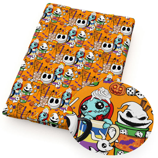 halloween spiderspider web skellington the nightmare before christmas fabric