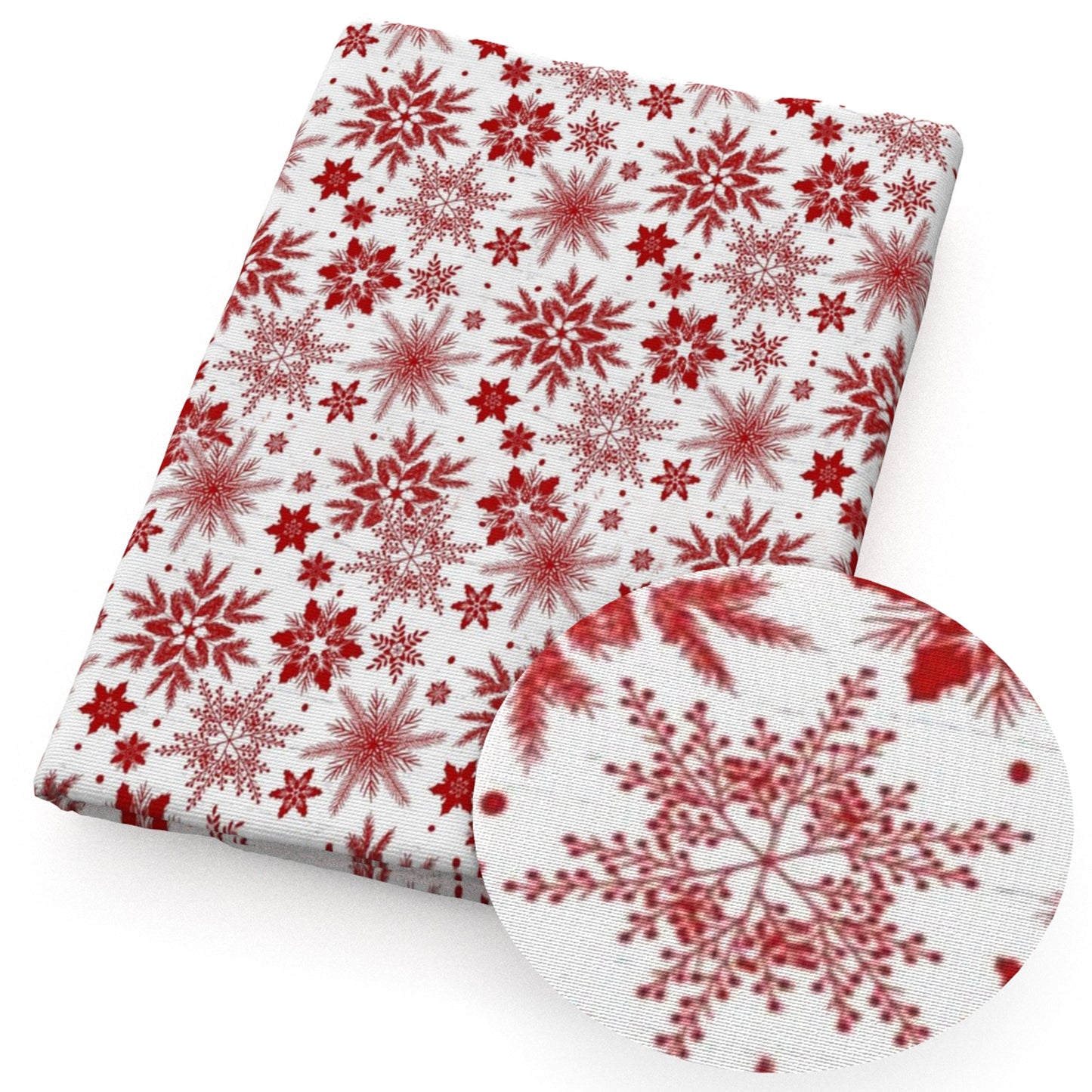 snowflakesnow christmas fabric