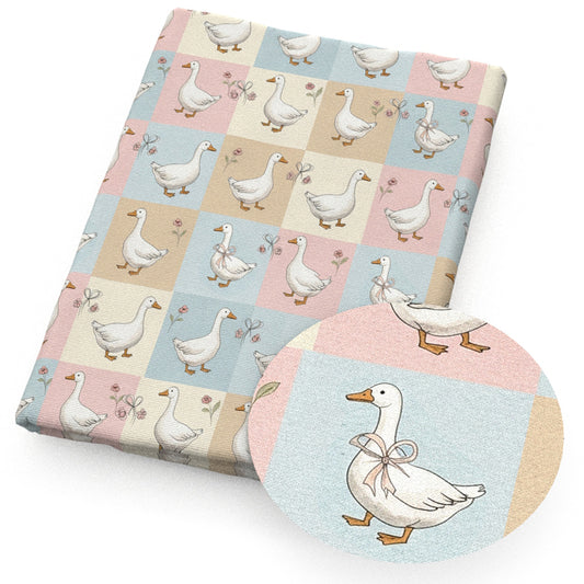 flowerfloral jitjit plaid grid duck fabric