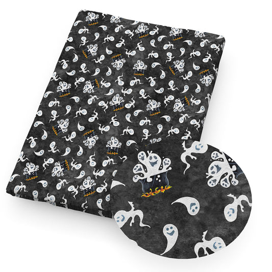 skull ghost skeleton bones halloween fabric