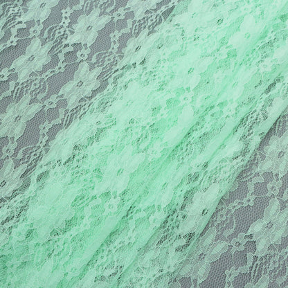 1Pc solid flower Printed Premium Lace Fabric - 59x19.68inch(150x50cm) Pre-cut Fabric,Perfect for DIY Sewing,Bags,Party Decor, Tablecloths, Gift Wrapping,Cushions & Furniture Covers