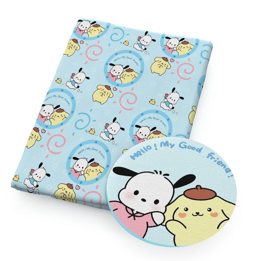 cartoon printed fabric