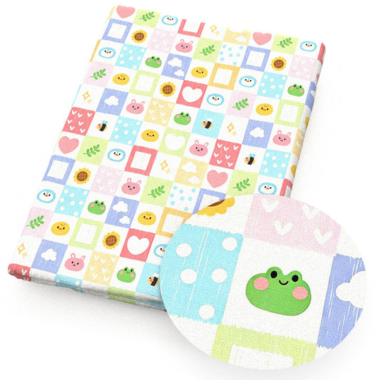 penguins frog bee heart rabbit bunny sunflower cloud fabric