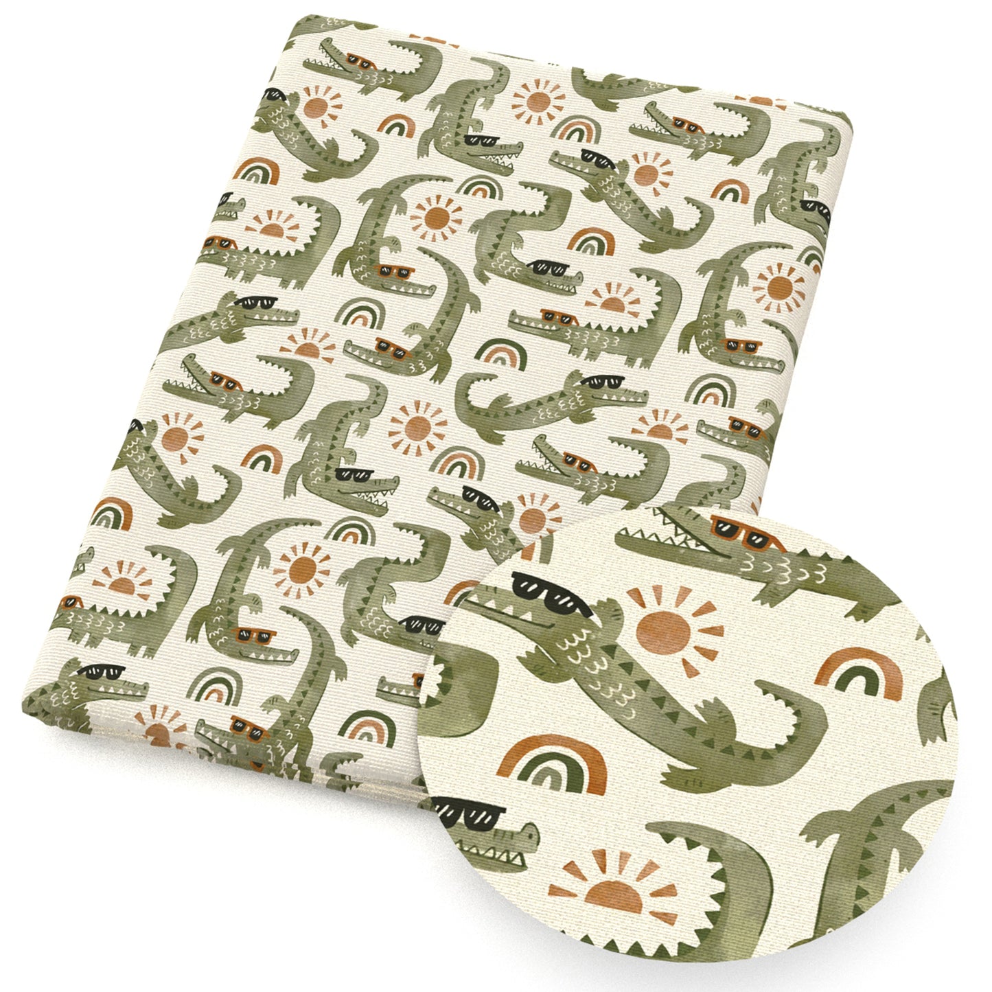 crocodilecrocodile pattern sunglasses animals fabric