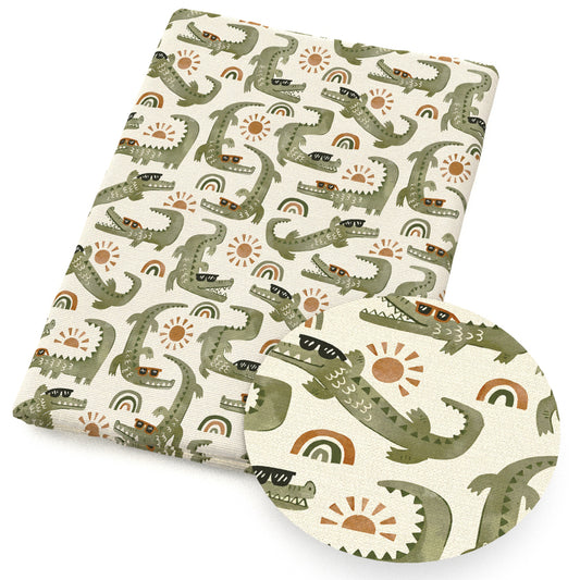 crocodilecrocodile pattern sunglasses animals fabric