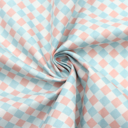 1Pc 59x19.68inch(150x50cm) rhombus plaid 100% Polyester Material fabric, Pre-Cut for DIY Sofa Covers & Handmade Projects