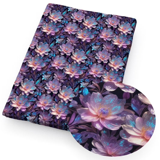 crystal flower fabric