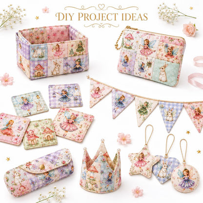 10pcs Charm Pack Set Rabbit Bird Vintage Style Pattern Handmade DIY with Rich Color and Texture Elements 100% Polyester Patchwork in 10 Design Styles Suitable for Patchwork DIY Craft Projects DIY Wallet Making Gift Giving Bag Making Mother's Day Gift