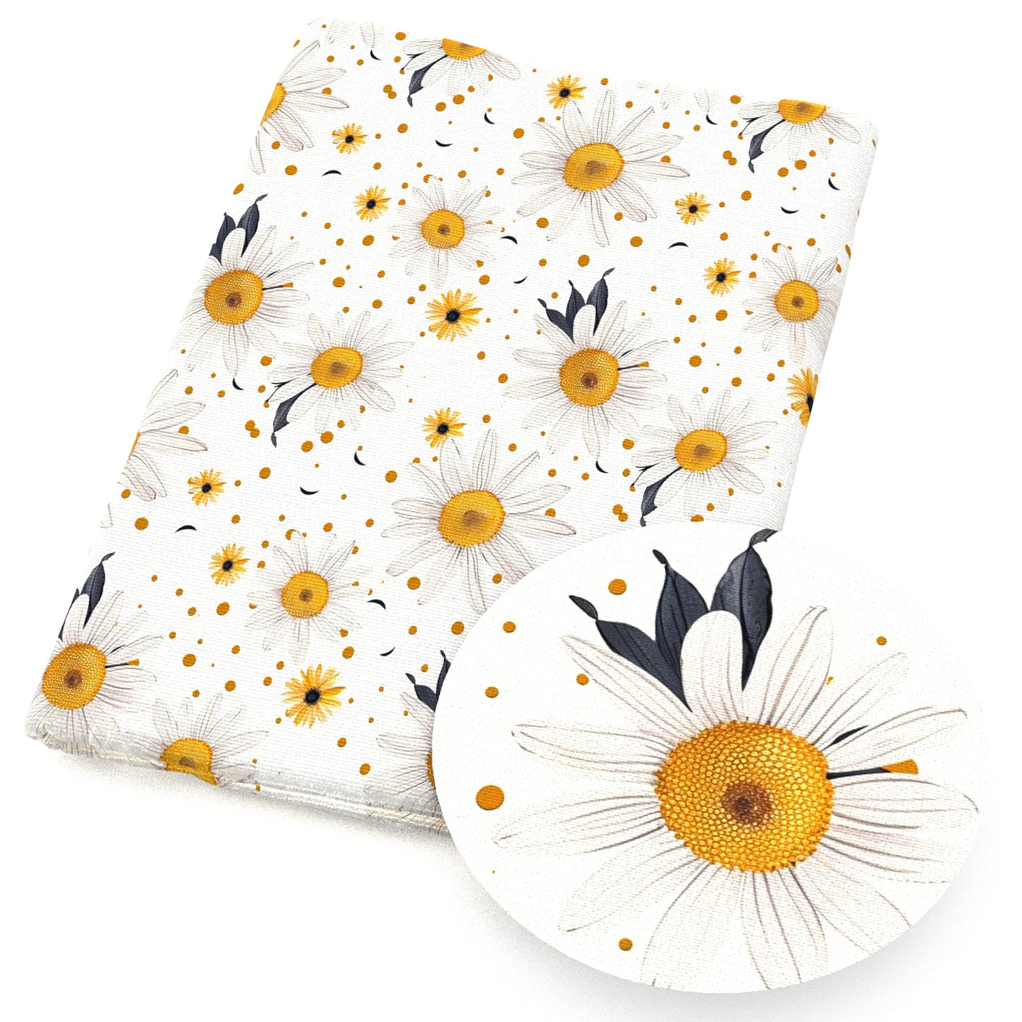 daisy flowerfloral dots spot fabric
