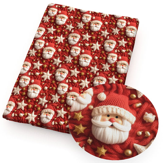 imitation embroidery series christmas day fabric