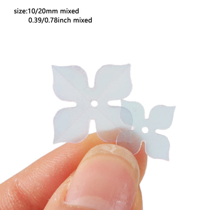 5g/pack Geometry Flowers Shaped Sequins,Plain Solid Color,PVC Flakes for DIY Crafts,Jewelry Making DIY Hand-Sewn Decorative Accessories,Perfect for New Year, Birthday, Wedding, and Bridal Shower Celebrations