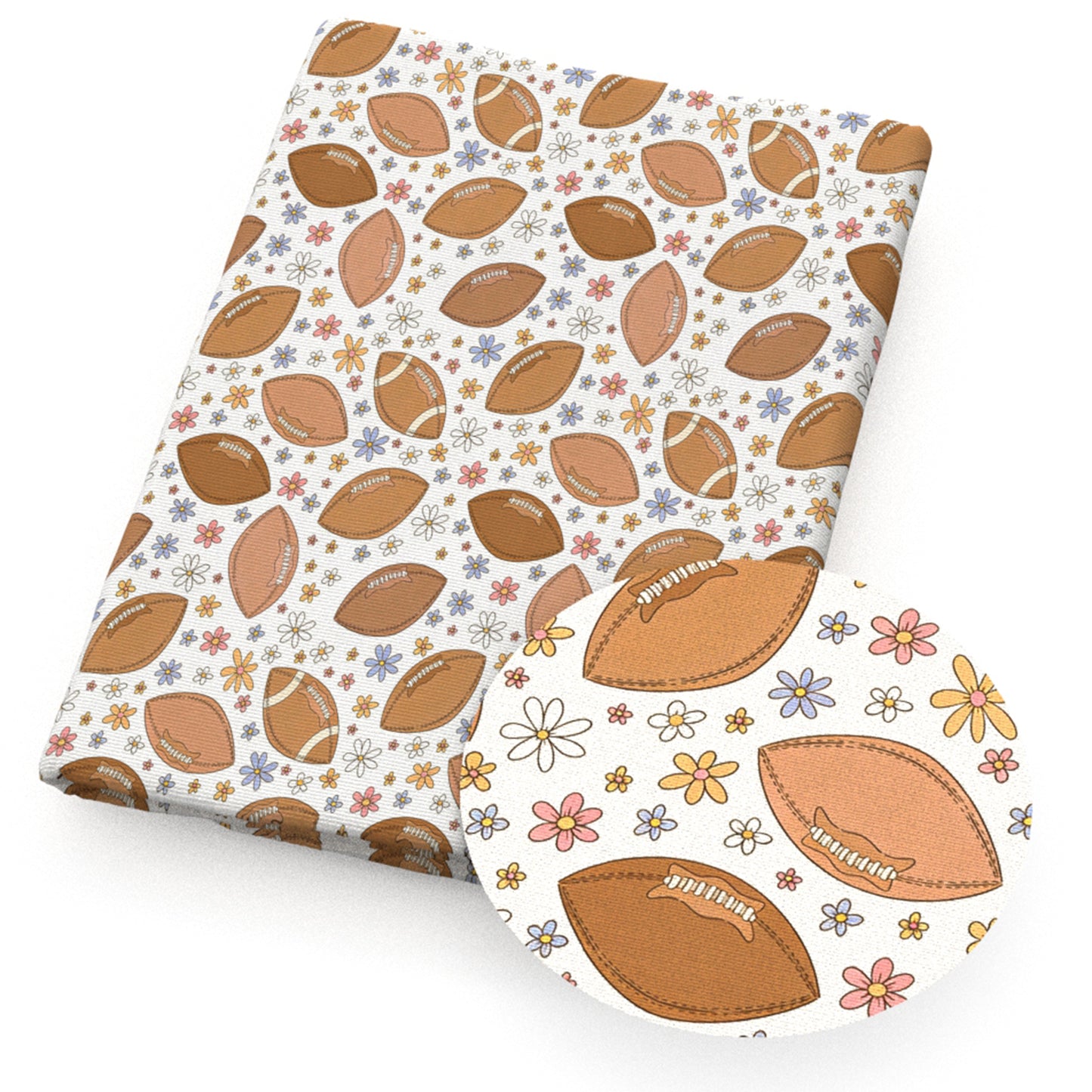 football soccer flowerfloral fabric