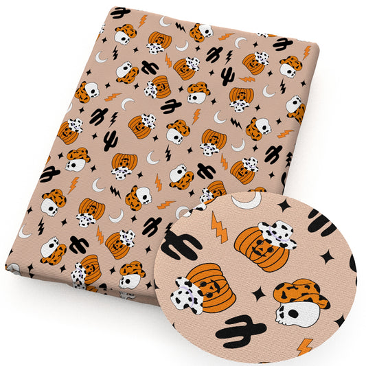 halloween pumpkin fabric