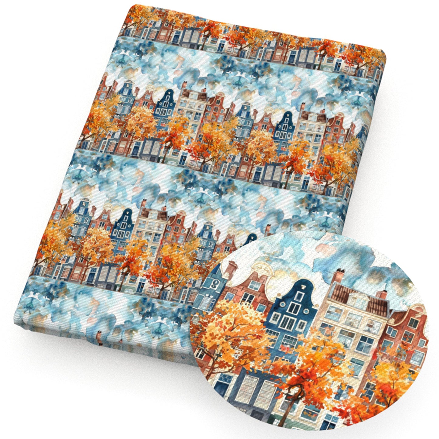 house leaf leaves tree tie dye fallautumn maple leaf fabric