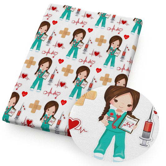 medical design theme fabric