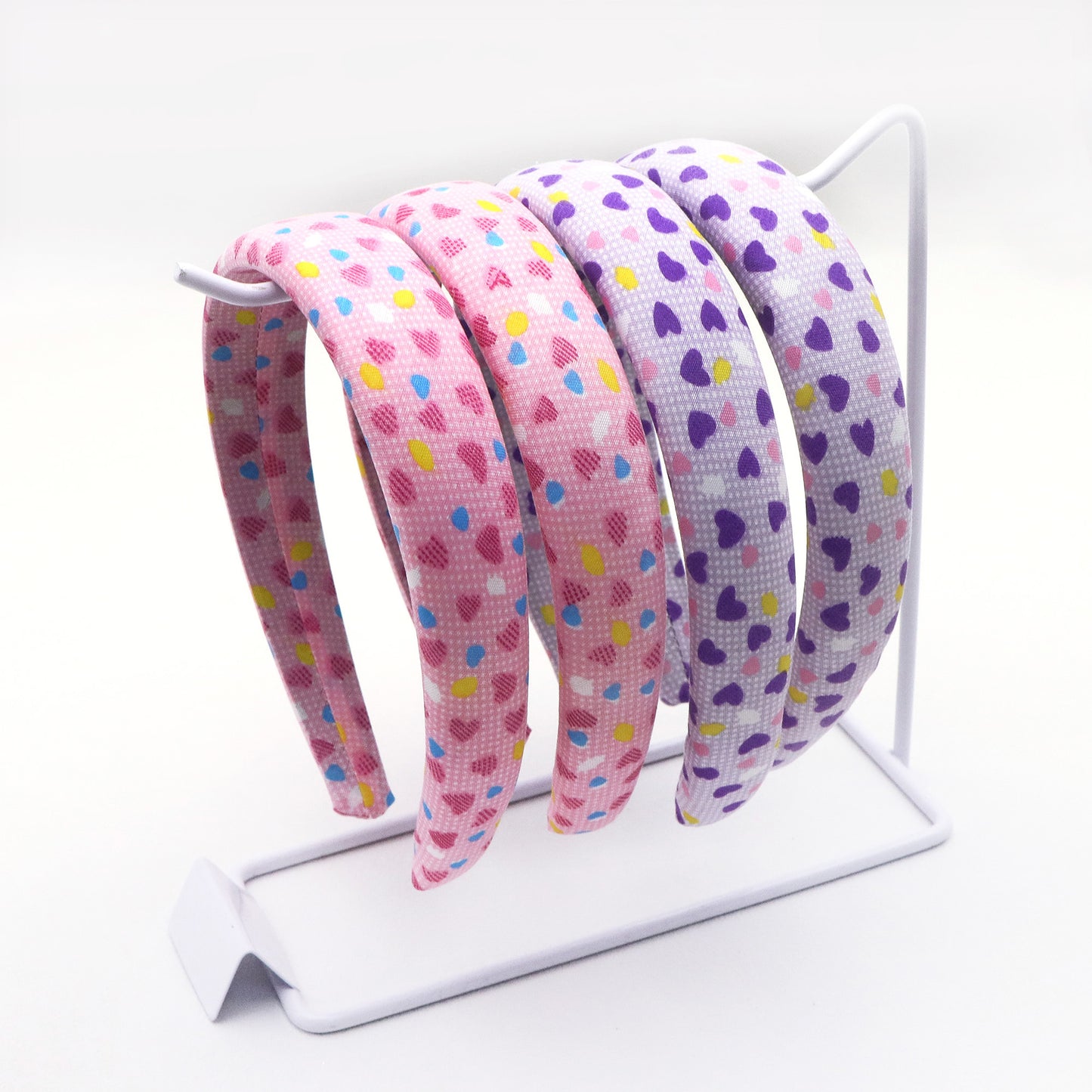 dots heart high cranial hairband