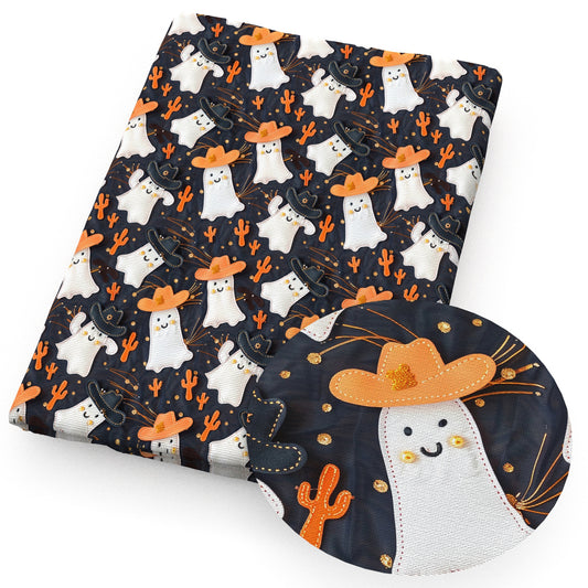 imitation embroidery series halloween skull ghost skeleton bones the cactus fabric